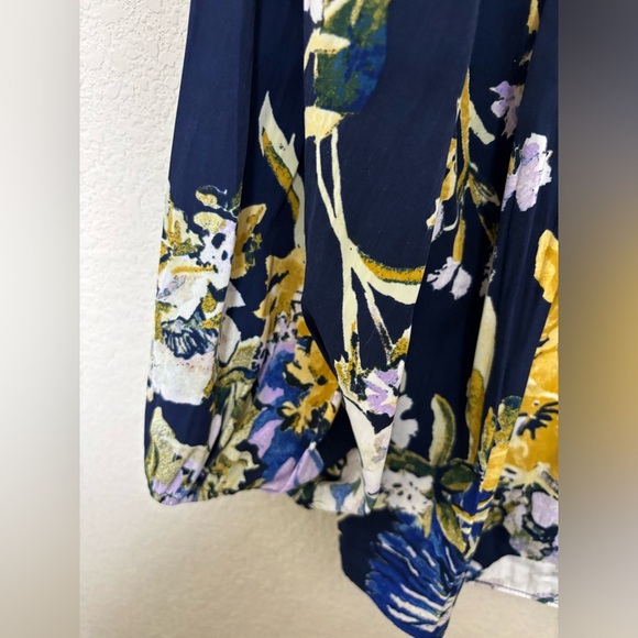 Chico’s Primavera Floral Peasant Blouse LP 2 - Picture 4 of 8